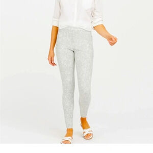 Spanx Jean-ish Ankle Leggings in Speckled Grey size medium